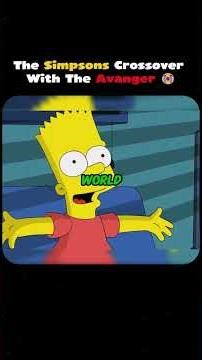 Bart Simpson meets Thanos, who wins?! #simpsons #marvel #avengers
