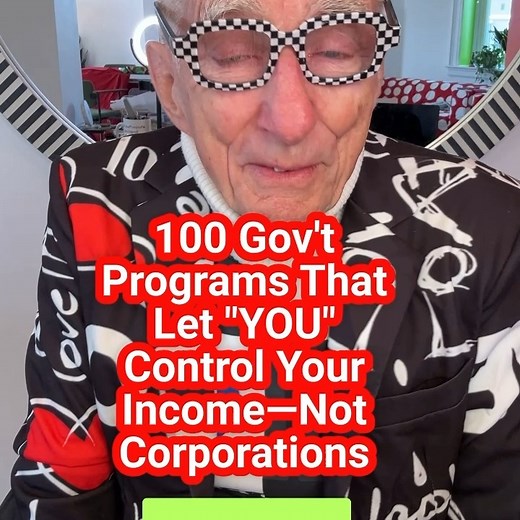 Matthew Lesko | "The Question Mark Guy" on Instagram: "100 Gov't Programs That Let "YOU" Control Your Income—Not Corporations Free Download. Http://LeskoHelp.com/Business Join our community. Http://LeskoHelp.com"