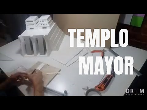 Model Templo Mayor // Time Lapse // Model step by step