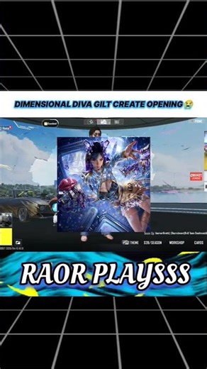 DIMENSIONAL DIVA GILT CREATE OPENING 😭#shorts #ytshorts #bgmi