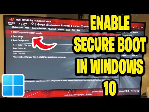 How To Enable Secure Boot In Windows 10