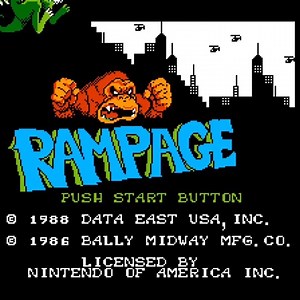 Rampage (NES) video game port #nes #retrogaming #retrogame #retrogames #gaming #videogames #nostalgia #retro | Illusion Naga Gaming