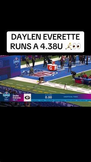 Daylen Everette's Impressive 4.38 40-Yard Dash Time