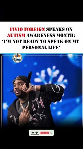 WAIT—Fivio Just Said THIS About Autism Month? 😶 #fivioforeign #autismawarenessmonth #celebritynews