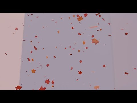 [EASY] Add Dynamic Falling Leaves in Blender | HOW TO