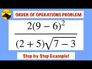Order of Operations (Fraction Example!)