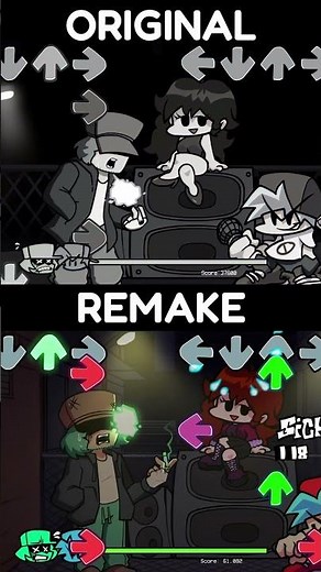 Garcello Original VS Remake | FNF HAZIER RIVER DEMO #fnf