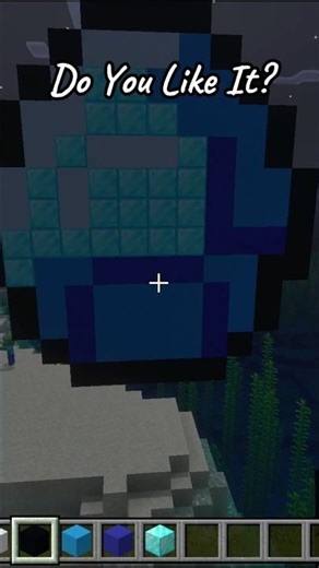 Minecraft Diamond Pixel Art Build #minecraft #diamond #pixelart