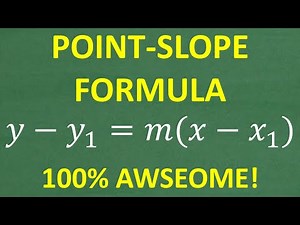 Point-Slope Formula | The Easy Way to Graph Linear Equations