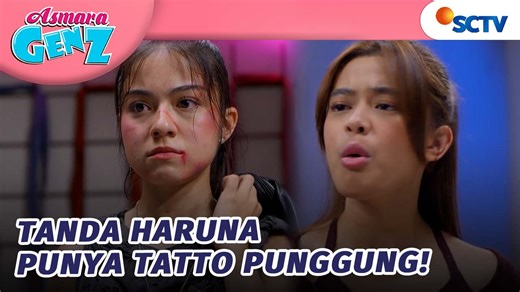 Sulit Menghindar! Aqeela Tau Haruna Punya Tatto di Punggung | Asmara Gen Z Episode 424 Asmara Gen Z Episode 424, tayang 18 Januari 2026. Blade geram karena dipanggil dengan sebutan Haruna atau Manis oleh Aqeela. Blade tetap nggak mau ngaku kalau dirinya adalah Haruna. Aqeela nekat ingin lihat tatoo di punggung Haruna. Akankah berhasil? Saksikan sinetron SCTV Asmara Gen Z setiap hari pukul 17.00 WIB bersama Aqeela Calista, Fattah Syach, Nicole Rossi, William Roberts, Arya Mohan, Raise Maire, Harr