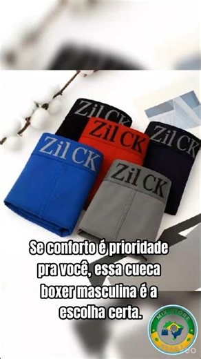 Cueca Boxer Masculina Conforto Premium | Sem Aperto | Ideal para o Dia a Dia