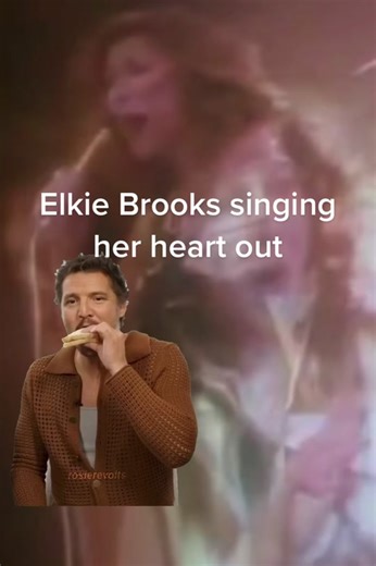 Elkie Brooks singer her heart out while Pedro Pascal eats a samdwich #capcut_edit #pedropascal #groovevinyl #capcut #groovevinyl #elkiebrooks #pearlsasinger #fyp #fypシ #CapCut