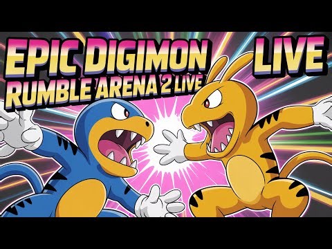 PS2 Retro LIVE | Digimon Rumble Arena 2 Nostalgia