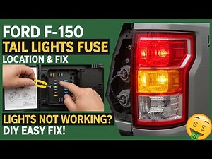 FORD F150 Tail Lights / Park Lights FUSE LOCATION & Fix | 2015 F-150 Lights Not Working DIY