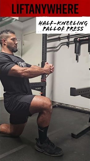 Half Kneeling Pallof Press
