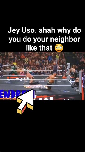 Jey Uso. ahah why do you do your neighbor like that 🥴 | Mignon Son