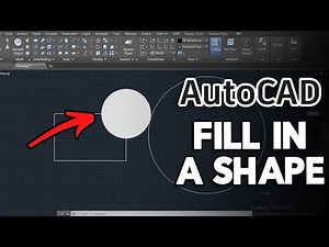 How to Fill in a Shape in Autocad