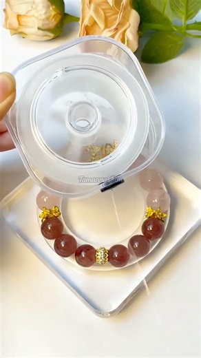 Handmade Crystal Bracelet ✨ | DIY Jewelry That Shines 💎 #Shorts #crystals #jewelry #satisfying #asmr