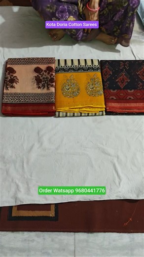 Kota Doria Cotton saree new collection ।। Free shipping ।। Silk sarees collection ।। part 12042
