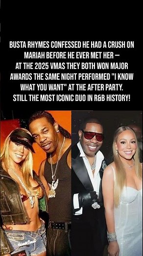 Busta Rhymes Had A Crush On Mariah Since The 90s — Their VMA Reunion Had The Internet Losing It 👀🎵🔥