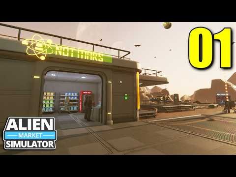 This Outer Space Supermarket Simulator is Already Underrated.... | Alien Market Simulator Part 1