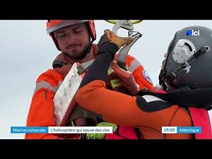 En alerte 24 heures sur 24, cet hélicoptère de la Marine nationale assure la sécurité en mer