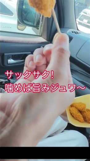 富山ドライブはここに寄って！「ホタルイカフライ」で最高の大人の買い食い#道の駅ウェーブパークなめりかわ#ホタルイカフライ#富山観光#道の駅グルメ#車中泊