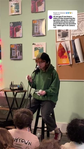 Replying to @Celeste 🌀🦋😼 I FOUND IT!!! Cavetown talking about his comfort show! #cavetown #robinskinner #adventuretime #comfortshow #fyp