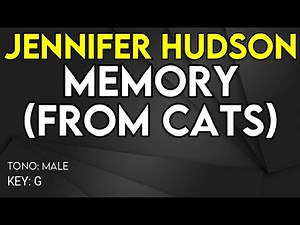 Jennifer Hudson - Memory (From Cats) - Karaoke Instrumental - Male