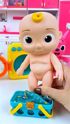 ASMR Unboxing PinkFong & Cocomelon Washing Machine Set | Satisfying Toy Play with Subi Toys