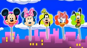 Mickey Mouse lollipop finger family nursery rhymes / new funny video for children