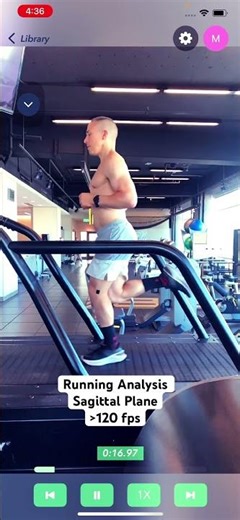 Running Side View (Sagittal Plan) - Set Up Example