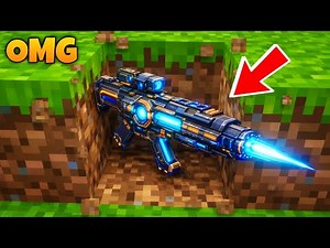 Minecraft, But Every Block Drops a CRAZY SUPER Gun!