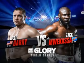 Glory 16 Full Fight: Pat Barry vs. Zack Mwekassa