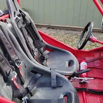 Home built off road kart/buggy snowmobile powered walk around with wider stance.