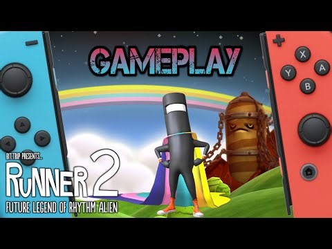 Runner2: Future Legend of Rhythm Alien | Nintendo Switch Gameplay