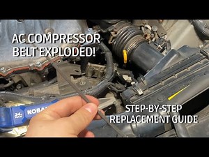 How to Install an AC Compressor Belt & Pulley | Step-by-Step Guide