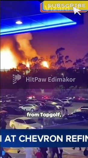 Massive Chevron Refinery Fire Sparks Evacuation Near Topgolf