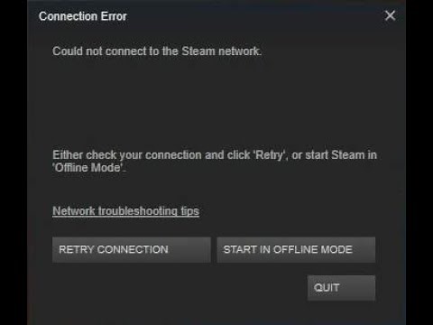How To Fix Steam Network Error With Working Net