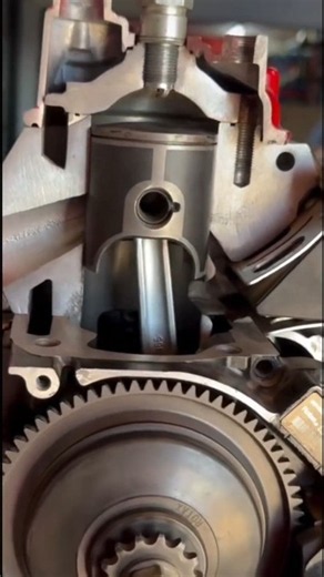🔥 How a 2-Stroke Engine Works #engine #mechanic