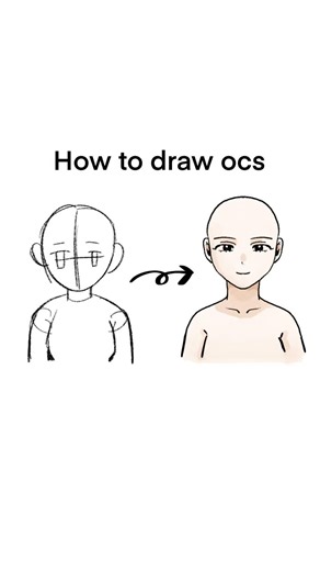 How to draw OCs tutorial #draw #oc #shorts #fyp