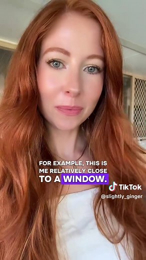 Enhancing Red Hair Color Without Natural Light