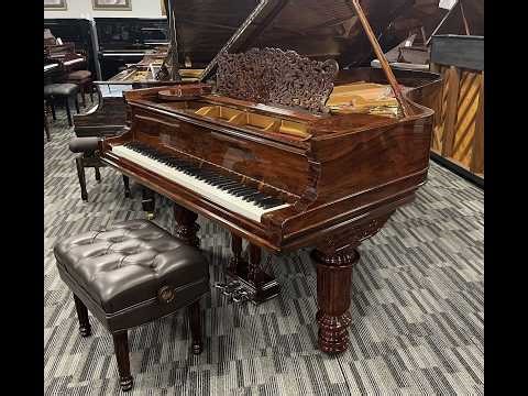 Steinway 7'5" Model C (1887) in Brazilian Rosewood - Restored - PianoDisc Prodigy 2 - Picarzo Pianos