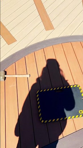 Custom Curved Decking Install