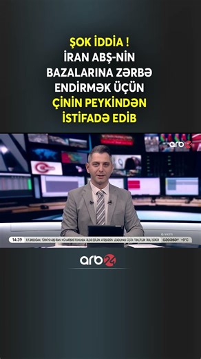 İran ABŞ bazalarına ZƏRBƏ ENDİRMƏK ÜÇÜN Çinin KƏŞFİYYAT PEYKİNDƏN İSTİFADƏ EDİB