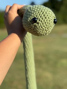 Handmade Crochet Green Snake Plush – Cute Amigurumi Toy, Reptile Gift - Etsy