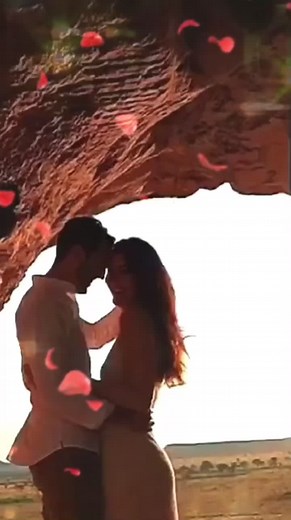 Romantic Beach Scenes with Love Expressions