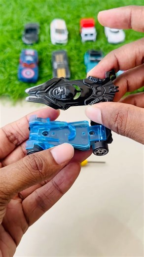Assembling Black car Alien edition #cars #diecast #automobile #youtubeshorts #viralshort#toyshortz