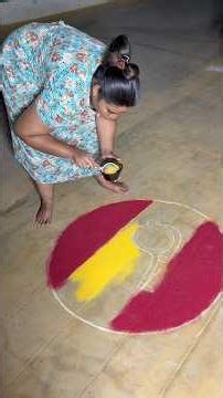 😍கோலம் எப்படி இருக்குன்னு கமெண்ட் பண்ணுங்க🔥🥰#charuslifestyle #trending #tvk #youtube #minivlog