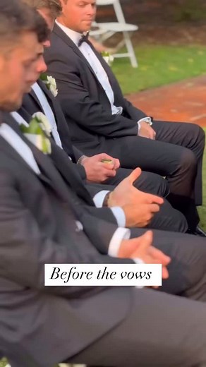 6.6K views · 16K reactions | Not your standard ceremony moment. Instead of going straight on their fingers, the rings travelled through the hands of every person they love.  Each silent blessing, each tear, each smile… now lives in the rings they’ll wear forever.  Save this idea for your wedding. Trust us: zero dry eyes. @briellelambert_ 殺 #WeddingInspo #CeremonyIdeas #DoTellTheBride | Dotellthebride | Facebook